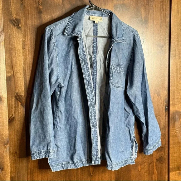 Vintage David Dart Sport Size S Lyocell Button down top - Picture 7 of 7